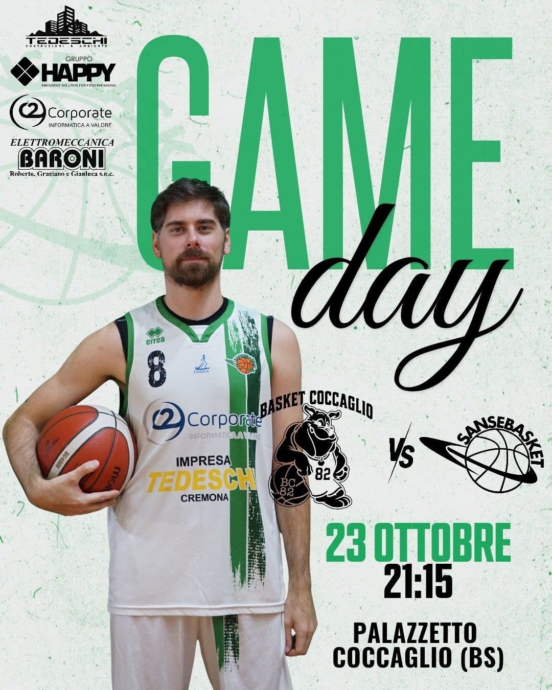 Game Day vs Basket Coccaglio 1982