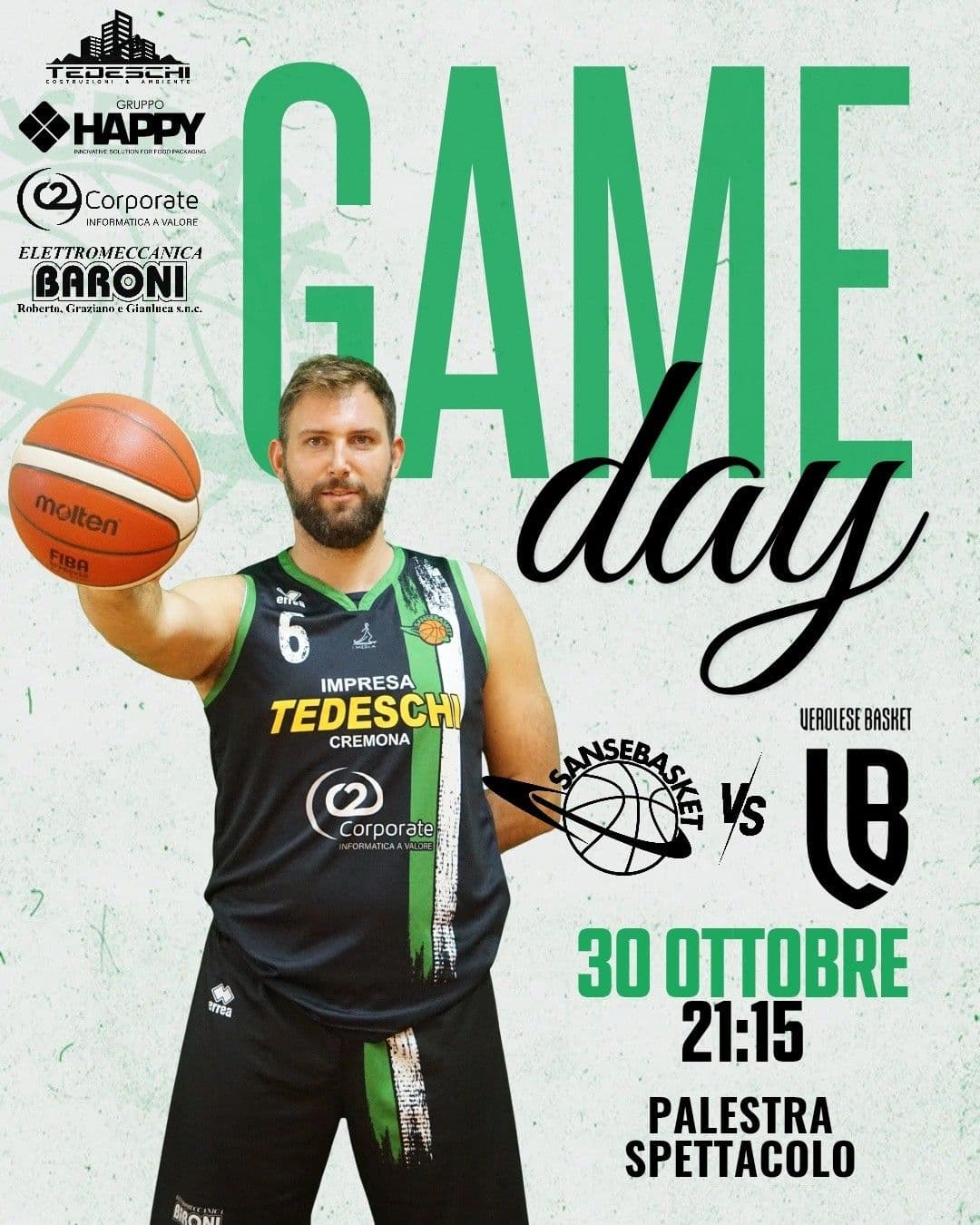 Game Day DR1: Sansebasket vs Verolese