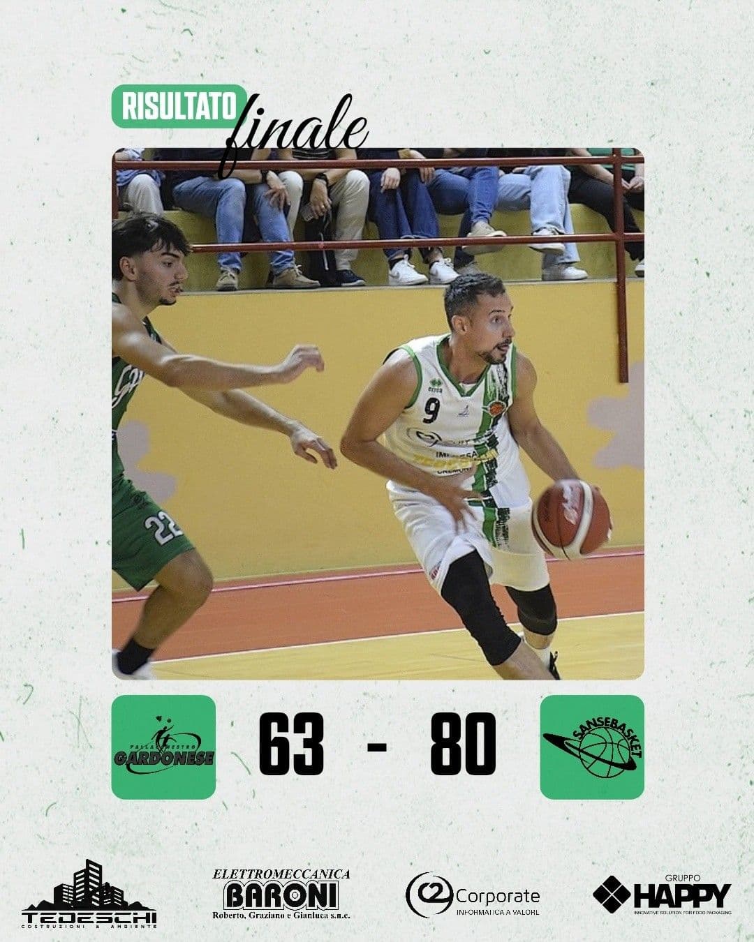 Terza vittoria consecutiva per i meningreen